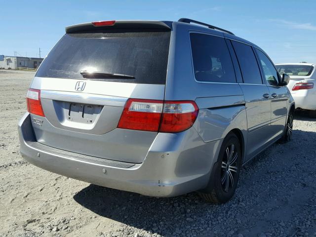 5FNRL38827B058486 - 2007 HONDA ODYSSEY TO SILVER photo 4