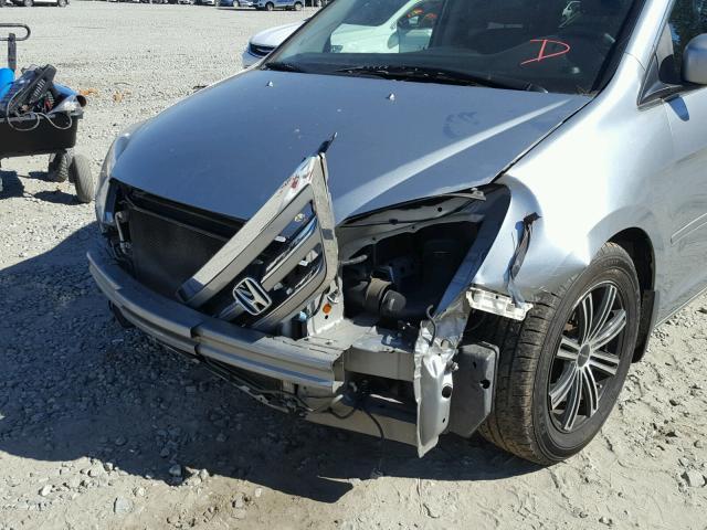 5FNRL38827B058486 - 2007 HONDA ODYSSEY TO SILVER photo 9