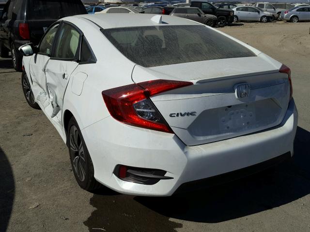 JHMFC1F72JX006305 - 2018 HONDA CIVIC EXL WHITE photo 3