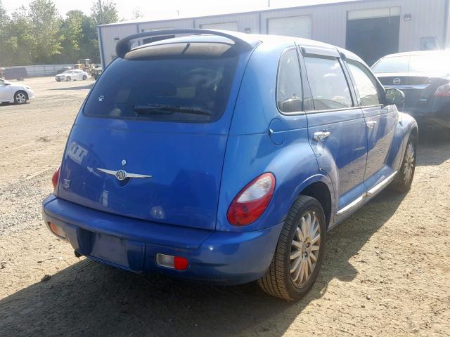 3A8FY58B57T532811 - 2007 CHRYSLER PT CRUISER BLUE photo 4