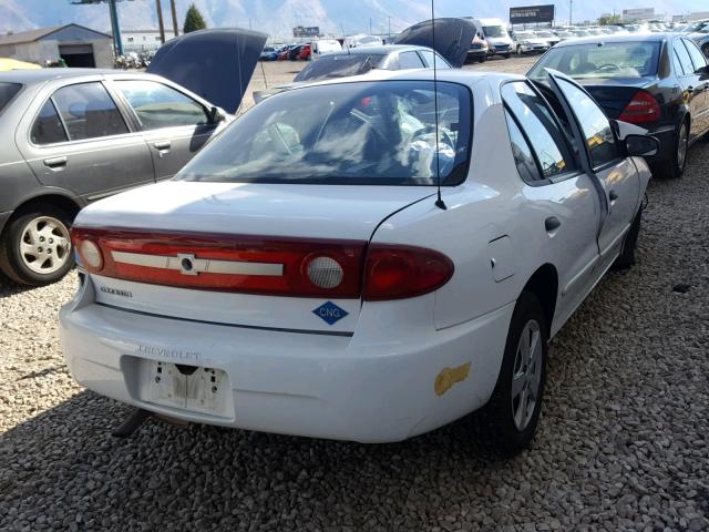 3G1JC52613S171288 - 2003 CHEVROLET CAVALIER B WHITE photo 4