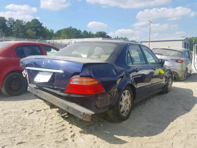 JH4KA965X1C001068 - 2001 ACURA 3.5RL BLUE photo 4