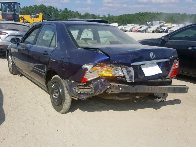 JH4KA965X1C001068 - 2001 ACURA 3.5RL BLUE photo 9