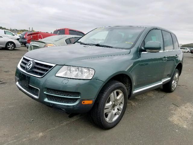 WVGZM77L56D024845 - 2006 VOLKSWAGEN TOUAREG 4. GREEN photo 2