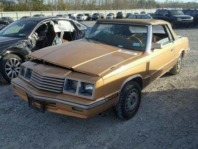 1B3BV55D2FG116644 - 1985 DODGE 600 BROWN photo 2