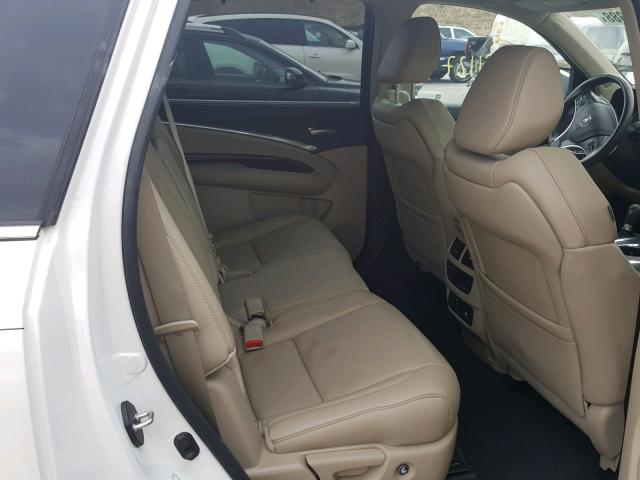5FRYD4H83FB018901 - 2015 ACURA MDX ADVANC WHITE photo 6