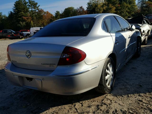 2G4WD562151253162 - 2005 BUICK LACROSSE C SILVER photo 4