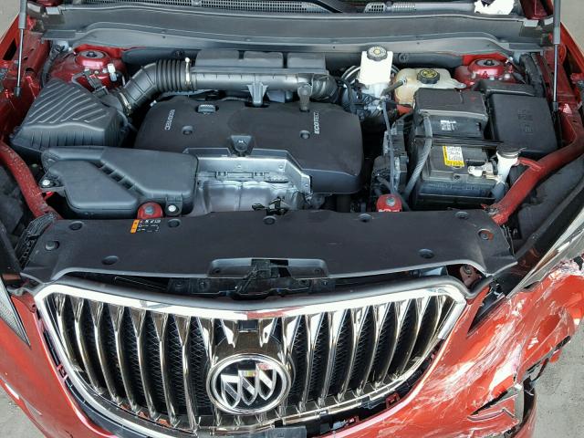 LRBFXBSA3HD144040 - 2017 BUICK ENVISION E RED photo 7