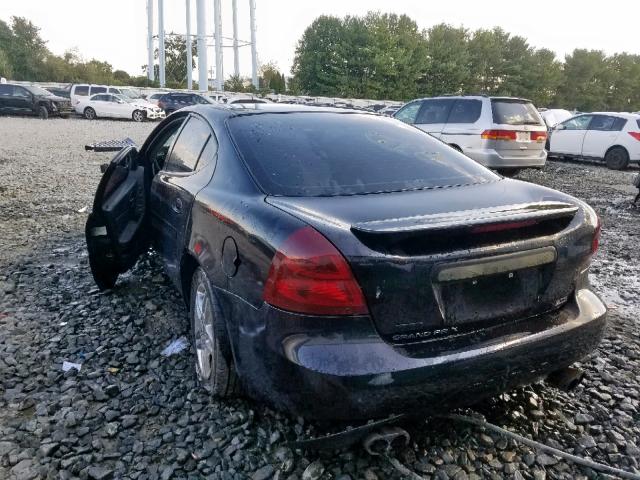 2G2WR524451296721 - 2005 PONTIAC GRAND PRIX Սև լուսանկար 3