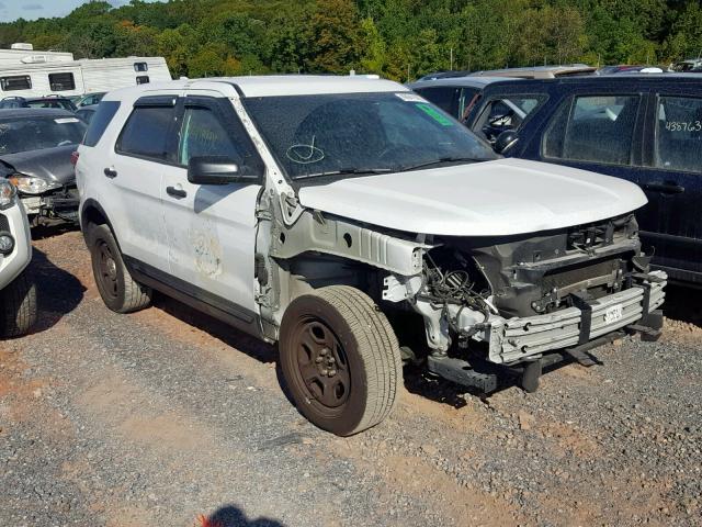 1FM5K8AR0GGA37168 - 2016 FORD EXPLORER P WHITE photo 1