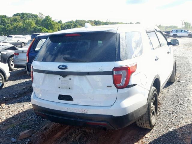 1FM5K8AR0GGA37168 - 2016 FORD EXPLORER P WHITE photo 4