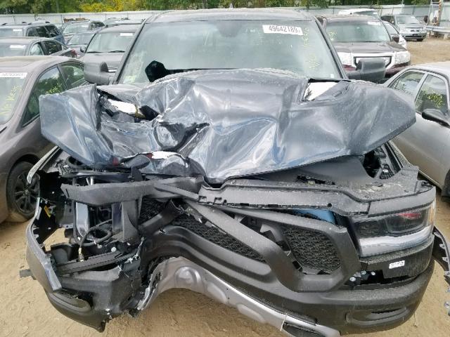 1C6RRFEG6KN872718 - 2019 RAM 1500 REBEL შავი ფოტო 7