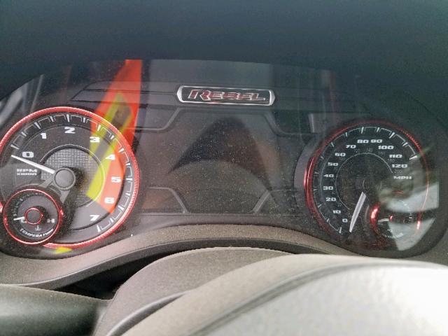 1C6RRFEG6KN872718 - 2019 RAM 1500 REBEL შავი ფოტო 8