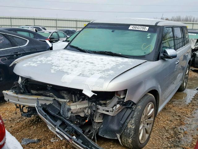 2FMGK5DC7BBD25459 - 2011 FORD FLEX LIMIT SILVER photo 2