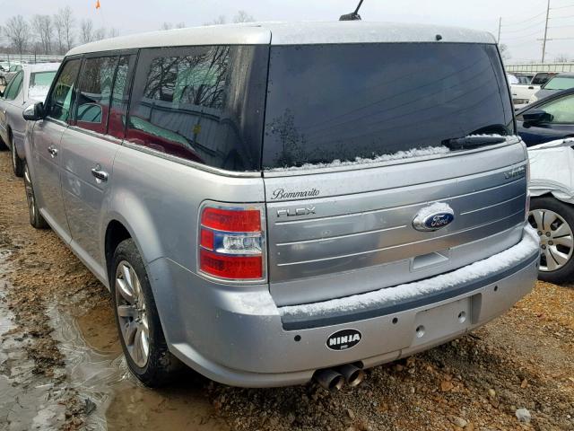 2FMGK5DC7BBD25459 - 2011 FORD FLEX LIMIT SILVER photo 3