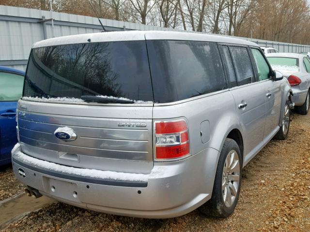 2FMGK5DC7BBD25459 - 2011 FORD FLEX LIMIT SILVER photo 4