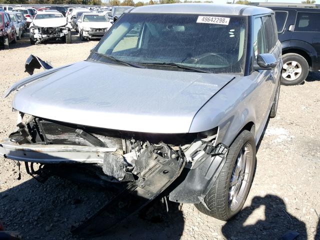 2FMGK5DC7BBD25459 - 2011 FORD FLEX LIMIT SILVER photo 9