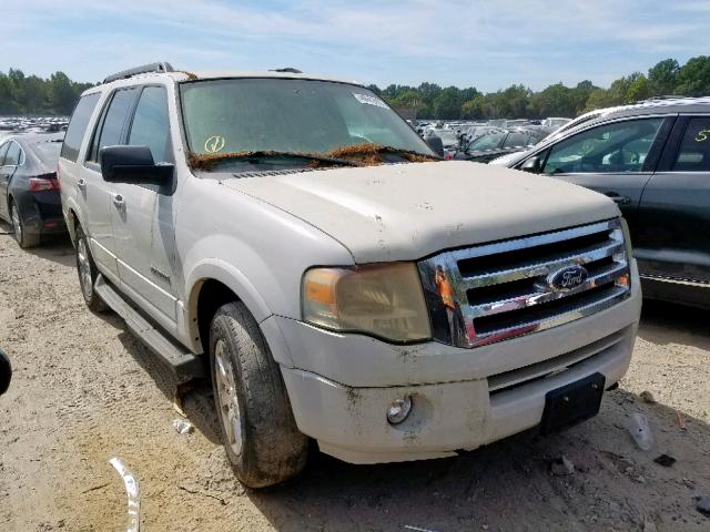 1FMFU16508LA77786 - 2008 FORD EXPEDITION WHITE photo 1