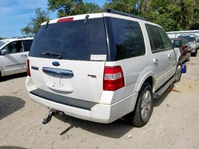 1FMFU16508LA77786 - 2008 FORD EXPEDITION WHITE photo 4