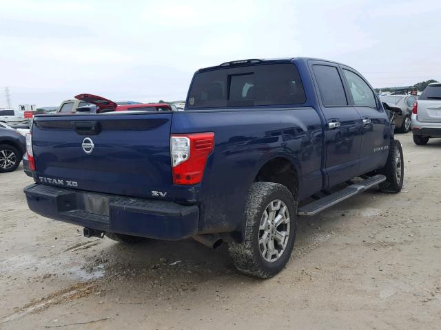 1N6BA1F26GN513039 - 2016 NISSAN TITAN XD S BLUE photo 4