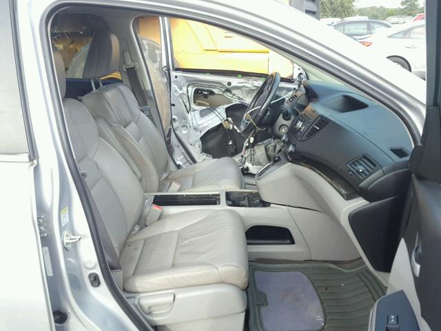 5J6RM3H73CL046935 - 2012 HONDA CR-V EXL SILVER photo 5