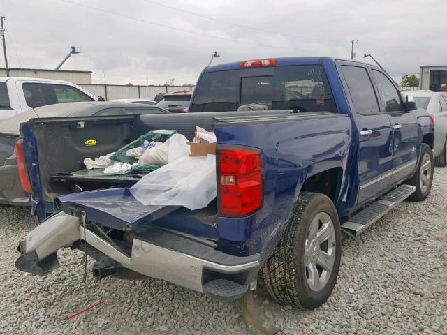 3GCPCSECXEG431386 - 2014 CHEVROLET SILVERADO BLUE photo 4