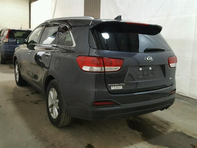 5XYPGDA32JG409333 - 2018 KIA SORENTO LX GRAY photo 3