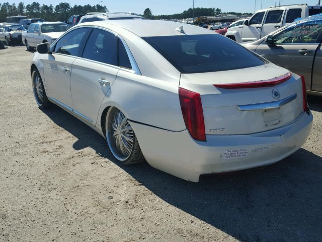 2G61N5S34D9110798 - 2013 CADILLAC XTS WHITE photo 3