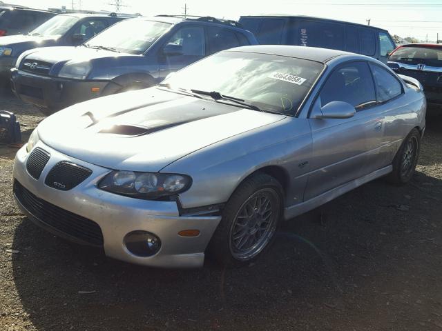 6G2VX12U96L838470 - 2006 PONTIAC GTO SILVER photo 2