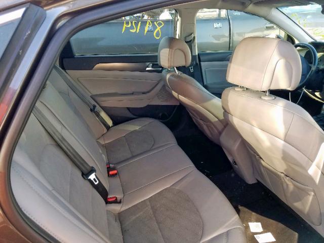 5NPE34AF0FH251619 - 2015 HYUNDAI SONATA SPO BROWN photo 6