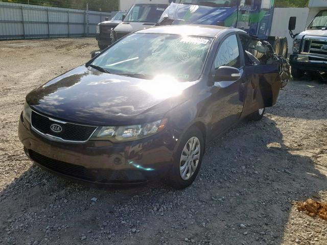 KNAFU4A24A5069202 - 2010 KIA FORTE EX MAROON photo 2