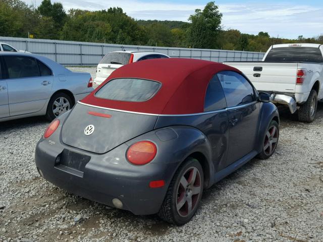 3VWCM31Y45M351809 - 2005 VOLKSWAGEN NEW BEETLE GRAY photo 4