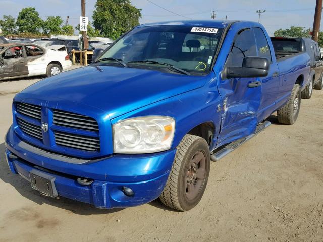 3D7KR28A57G785294 - 2007 DODGE RAM 2500 S ლურჯი ფოტო 2