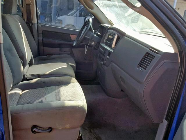3D7KR28A57G785294 - 2007 DODGE RAM 2500 S ლურჯი ფოტო 5