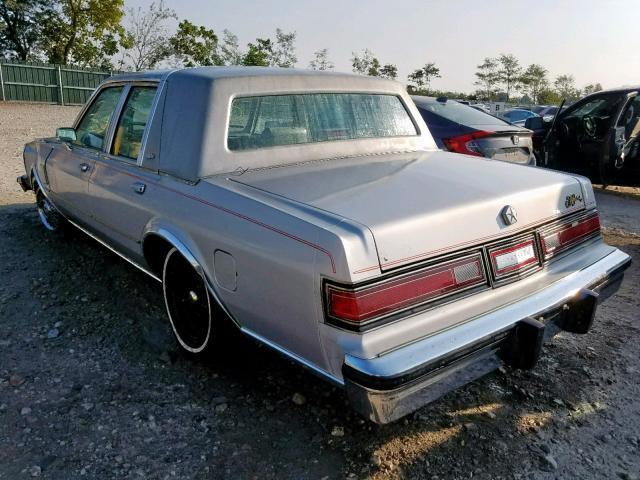 1C3BF66P6HX767034 - 1987 CHRYSLER FIFTH AVEN SILVER photo 3