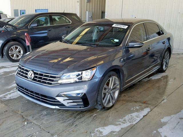 1VWDT7A34HC033598 - 2017 VOLKSWAGEN PASSAT R-L CHARCOAL photo 2