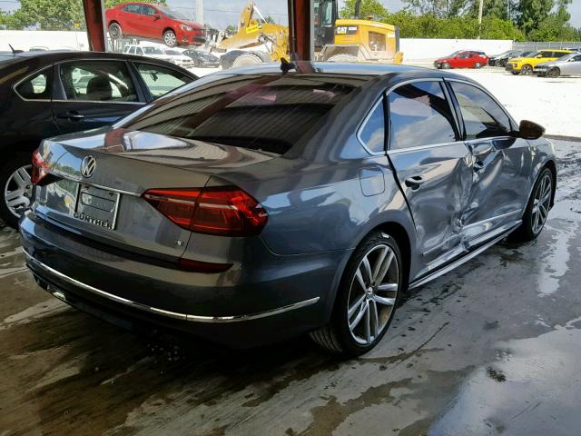 1VWDT7A34HC033598 - 2017 VOLKSWAGEN PASSAT R-L CHARCOAL photo 4