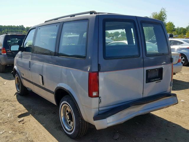 1GNDM15Z1JB264540 - 1988 CHEVROLET ASTRO TWO TONE photo 3