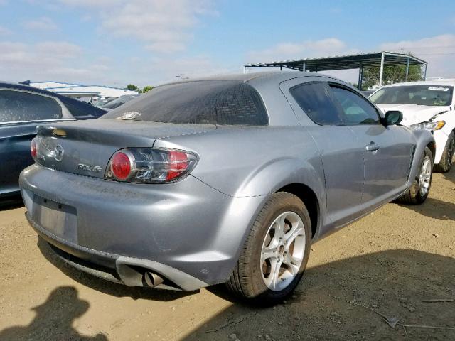 JM1FE17NX40138394 - 2004 MAZDA RX8 SILVER photo 4