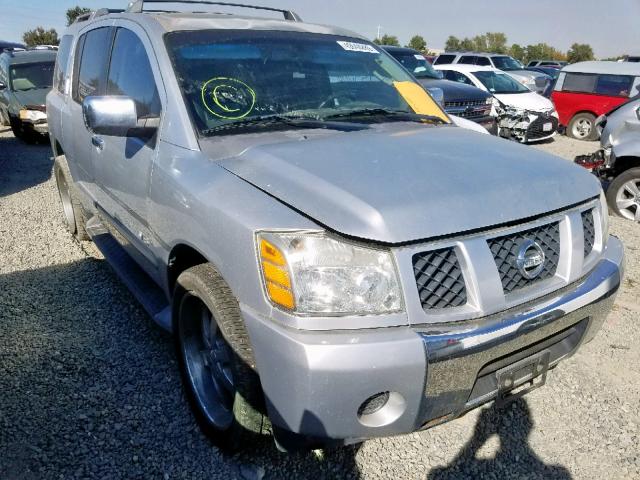 5N1AA08A06N707573 - 2006 NISSAN ARMADA SE SILVER photo 1