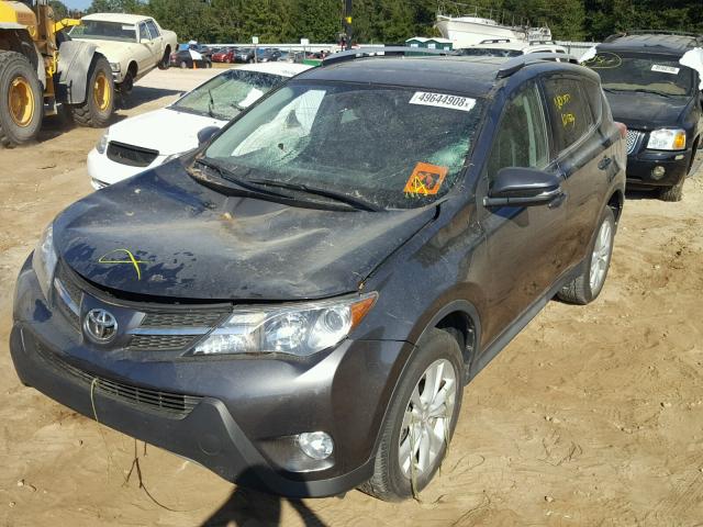 2T3YFREV1FW227616 - 2015 TOYOTA RAV4 LIMIT GRAY photo 2