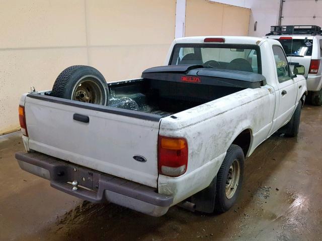 1FTYR10C4XPB91447 - 1999 FORD RANGER WHITE photo 4