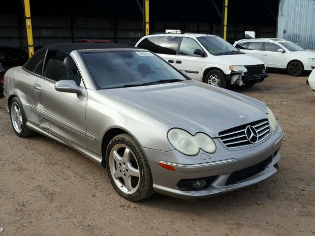 WDBTK75G54T017983 - 2004 MERCEDES-BENZ CLK 500 SILVER photo 1