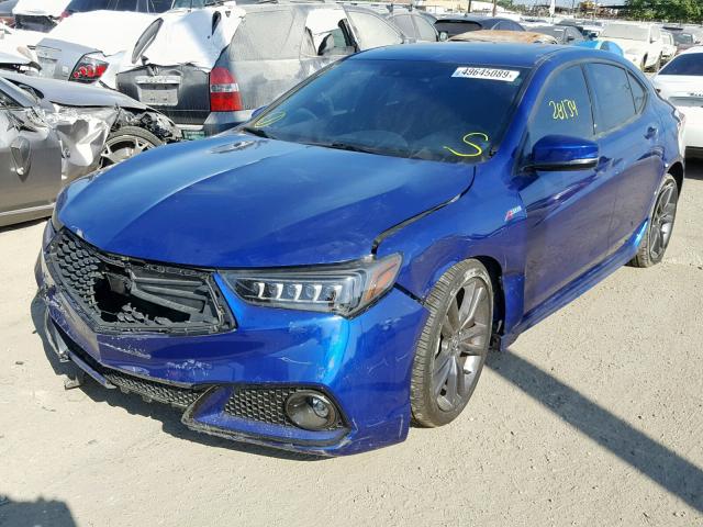 19UUB2F64JA011860 - 2018 ACURA TLX TECH+A ლურჯი ფოტო 2