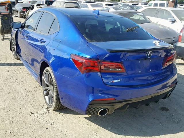 19UUB2F64JA011860 - 2018 ACURA TLX TECH+A ლურჯი ფოტო 3