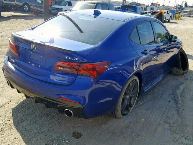 19UUB2F64JA011860 - 2018 ACURA TLX TECH+A ლურჯი ფოტო 4
