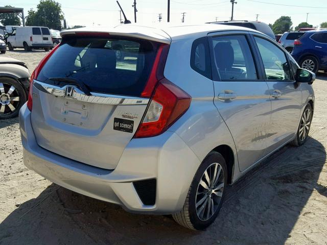 3HGGK5H80FM721698 - 2015 HONDA FIT EX SILVER photo 4