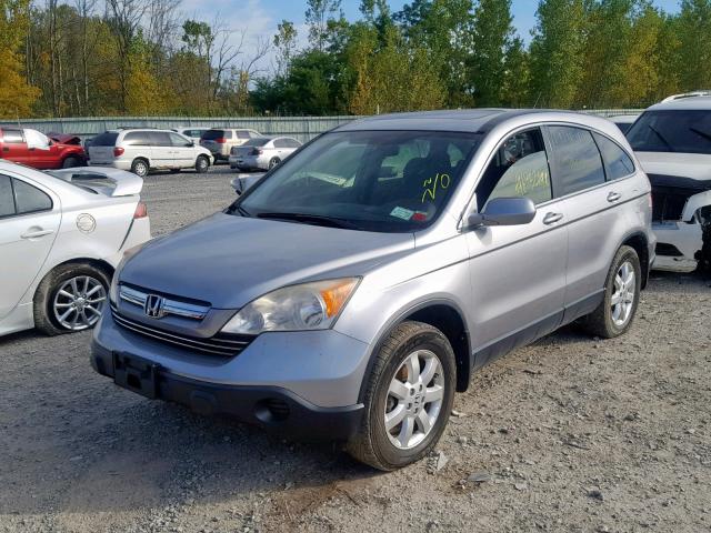 JHLRE48768C035821 - 2008 HONDA CR-V EXL SILVER photo 2