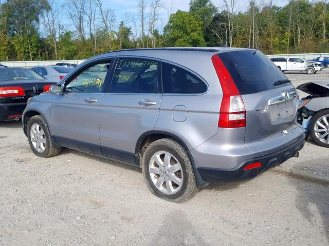 JHLRE48768C035821 - 2008 HONDA CR-V EXL SILVER photo 3