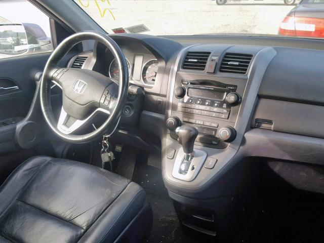 JHLRE48768C035821 - 2008 HONDA CR-V EXL SILVER photo 9